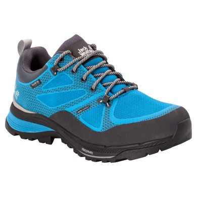 Jack Wolfskin Wanderschuhe Force Striker Texapore Low wasserdicht blau/lime Herren